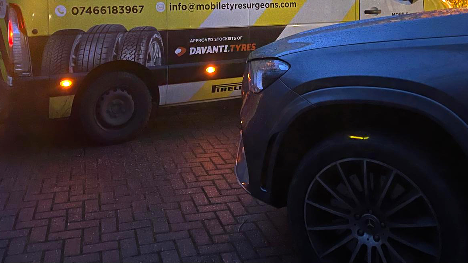 Mobile tyre fitting near London